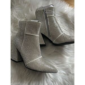 Sparkly shinny boots size 8